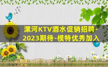 漯河KTV酒水促销招聘-2023期待-模特优秀加入
